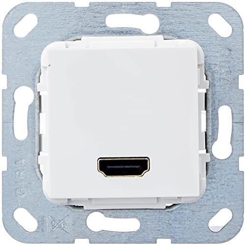 Gira 566903 - Adattatore con inserto HDMI, colore: Bianco - Tech & Electronics Amazon Italy à 102.52€