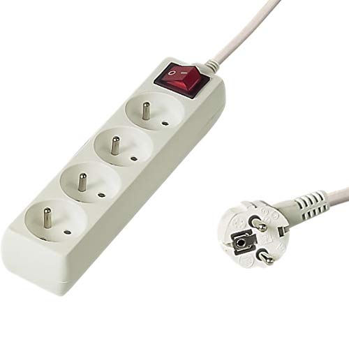 PremiumCord PP4K-10 prolunghe e multiple 10 m 4 presa(e) AC... - Amazon Italy à 12.59€