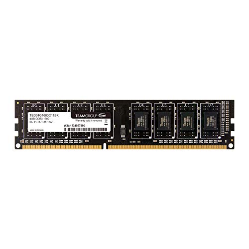TeamGroup Elite Mémoire RAM D3 1600 C11 4 Go - High-Tech & Électronique Amazon France à 2.99€