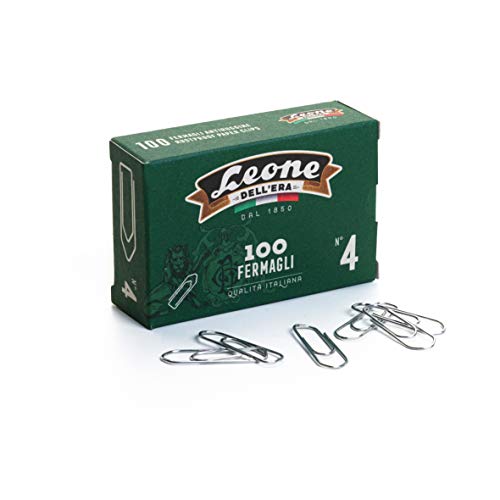 100 Fermagli Zincati Leone Dell'Era, N°4 0,90 x 32 mm... - Fournitures Bureau Amazon Italie à 1.99€