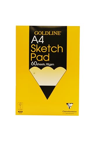 Clairefontaine GGSPA4Z Goldline Sketch bloc collé 60F A4 95g en promo à 6,40€ (-55%) sur Amazon FR