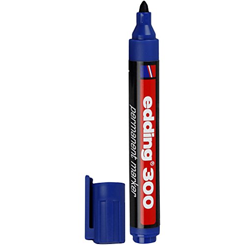 Edding 300 Marker, 1,5-3 mm line, blue, 1 pc - Fournitures Bureau Amazon Royaume-Uni à 5.16€