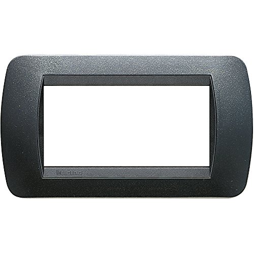 BTicino L4804PA Livinglight 4-Module Plate, Dark Steel Color - Maison & Cuisine Amazon Royaume-Uni à 9.27€