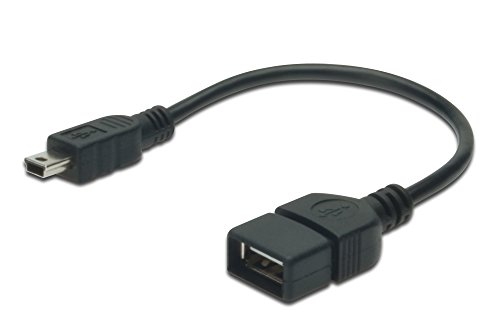 DIGITUS Cable adaptateur USB 2.0 OTG type mini B mâle/A... - High-Tech & Électronique Amazon France à 1.89€
