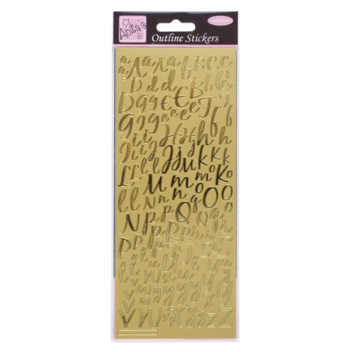 Anita's Scrapbooking-Stickers, Gold, Einheitsgröße - Maison & Cuisine Amazon Allemagne à 1.80€