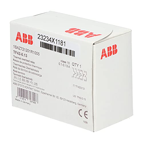 abb-entrelec TF42 – 0,13 – RELE TERMICO Überladung 0,5t - Bricolage & Outils Amazon Allemagne à 19.96€