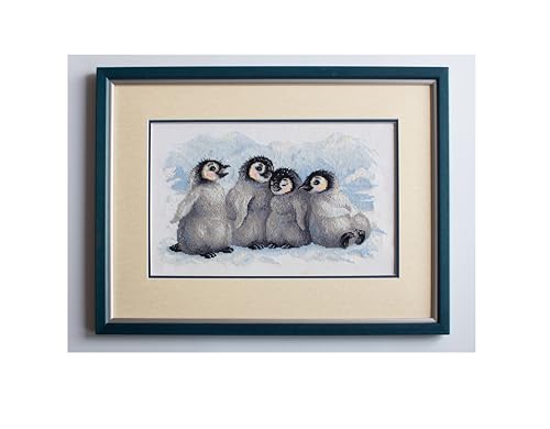 RIOLIS Funny Penguins - Quadro Realizzato a Punto Croce... - Nouvelle promo Amazon à 11.44€