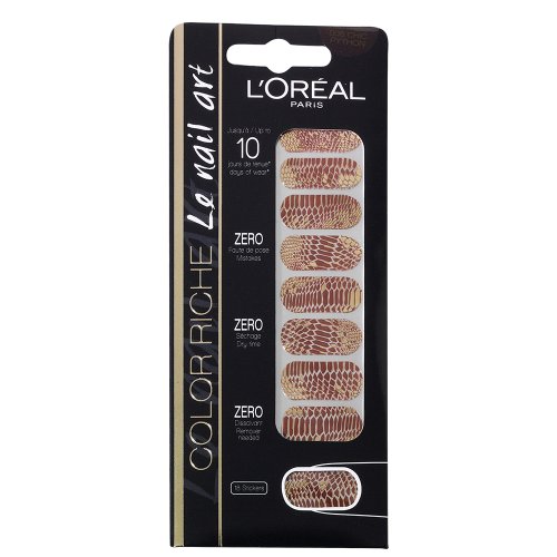 L'Oréal Paris Color Riche Nail Stickers 006 Chic Python - Beauté & Parfums en promo à 0.99€