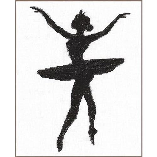 Lanarte Counted Cross Stitch Kit: Ballet Silhouette 3... - Sports & Fitness en promo à 7.78€