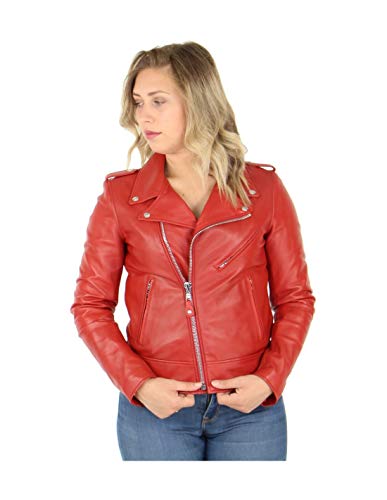 Blouson Style Perfecto Schott en Cuir d'agneau ref - M - Amazon France à 121.52€