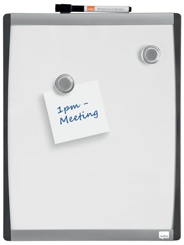 Nobo - Mini Tableau Blanc Magnétique Mural avec Cadre... - Home & Kitchen Amazon France à 11.88€