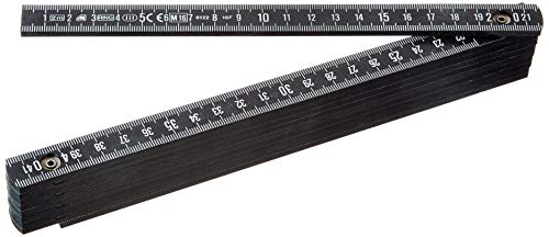 Metrica 18030 Mètre pliable n en fibre 2 m Noir - Bricolage & Outils Amazon France à 6.94€