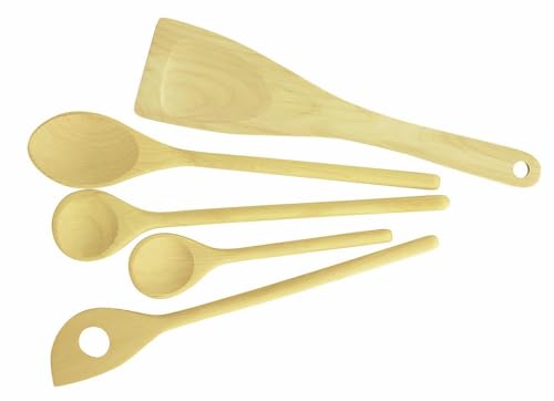 Tescoma Cuillères et Pelle Woody, Jeu 5 pièces - Maison & Cuisine Amazon France à 10.00€