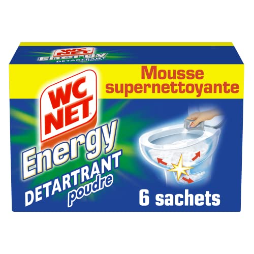 WC NET Energy Poudre Détartrante Total Hygiene System 6 x... - Sports & Fitness en promo à 2.40€