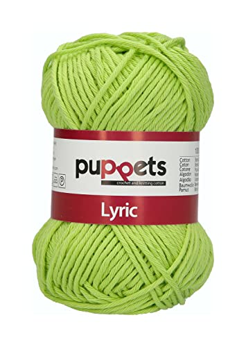 Puppets Lyric Stärke 8 4572008-05090 hellgrün Häkelgarn... - Maison & Cuisine Amazon Allemagne à 4.22€