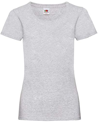 Fruit of the Loom Maglietta Donna, Grey, X-Small - Mode & Vêtements Amazon Italie à 4.01€