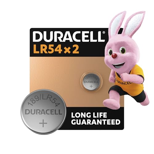 DURACELL LR54 Knopfzellen (2 Stück) LR 54 Batterien 1,5 V... - Sports & Fitness Amazon Allemagne à 0.95€