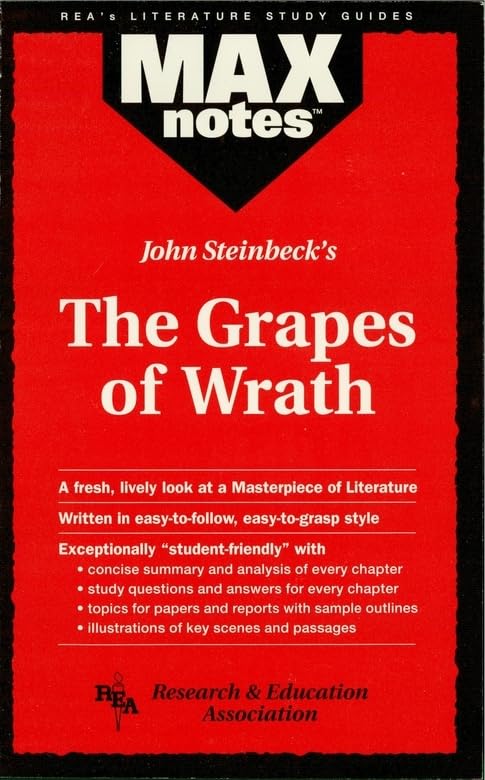 The Grapes of Wrath (MAXNotes Literature Guides) (English... - Maison & Cuisine Amazon Allemagne à 2.53€