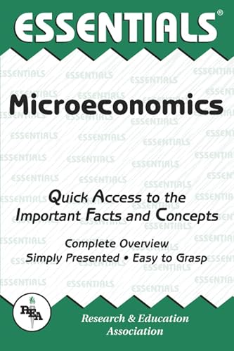 Microeconomics Essentials (Essentials Study Guides) - Amazon Royaume-Uni à 2.38€