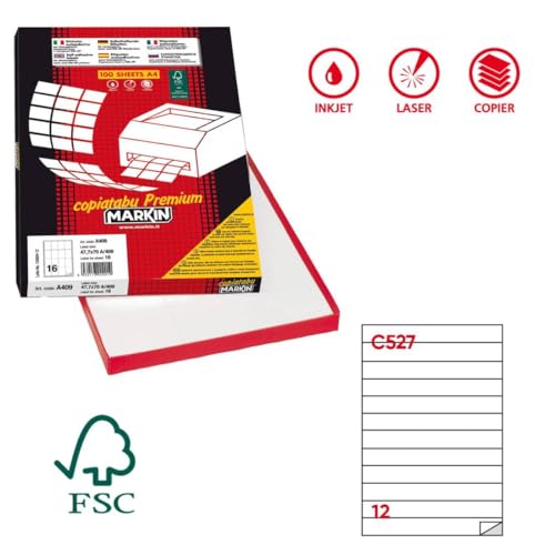 Fjodorowitsch Markin 210 C527 Etiketten - Amazon Germany à 12.99€