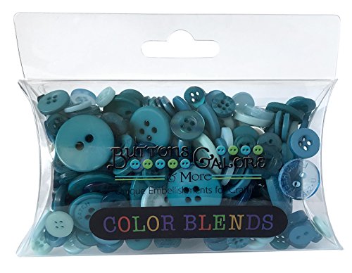 Buttons Galore Teal Ice Pulsante di plastica Resistente... - Loisirs Créatifs Amazon Italie à 11.08€