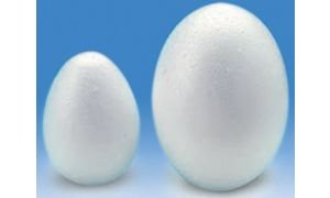 GLOREX Oeuf en polystyrène Blanc 12 x 12 x 5 cm - Jouets & Jeux Amazon France à 6.30€