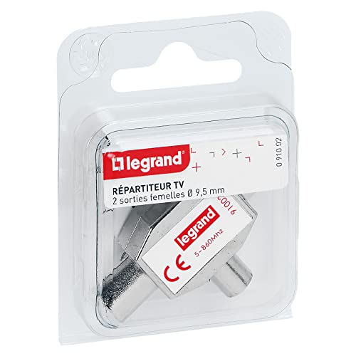 Legrand LEG91002 - Distributore TV 1 entrata maschio 2... - High-Tech & Électronique Amazon Italie à 11.70€