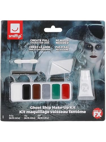 Smiffys Make-Up FX, Ghost Ship Kit, Grease, Black 6 Colour... - Beauty & Fragrances Amazon UK à 1.49€