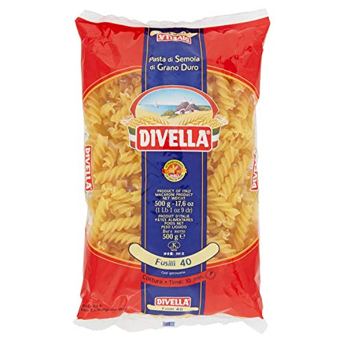 Divella Fusilli Nr.40, 500g - Épicerie Amazon Italie à 0.73€