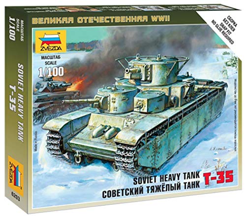 Zvezda - Z6203 - Maquette - Char d'assaut - Tank Soviétique... - Jouets & Jeux Amazon France à 9.90€