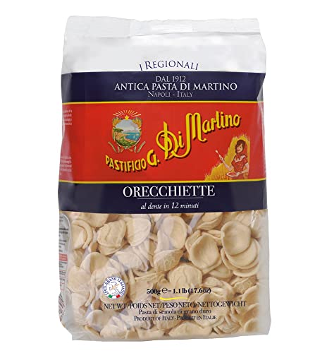 PASTA ORECCHIETTE G500 DI MARTINO en promo à 1,88€ (-91%) sur Amazon FR
