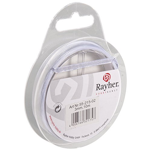 Rayher 5521502 Ruban D'Organza, 3 mm, SB de Rouleau DE 10... en promo à 1,50€ (-54%) sur Amazon FR