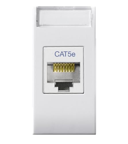 PRESA RJ45 CAT.5E UTP AVE DOMUS 1MOD RAL9010 - Fournitures Bureau en promo à 4.60€