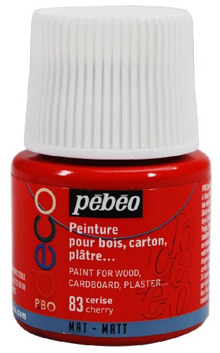 204083 Pebeo Deco Matt Acrilico Cherry 45 ml 1 flacone - Bon plan à 4.30€