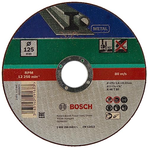 Bosch 2609256316 DIY Trennscheibe Metall 125 mm ø x 1,6 mm... - Bricolage & Outils Amazon Allemagne à 0.83€