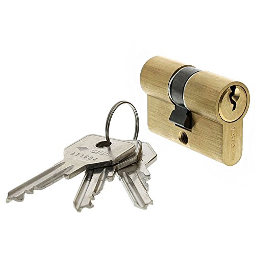 Cisa C2000 Cylindre à profil européen, en laiton, or... - Amazon France à 10.42€