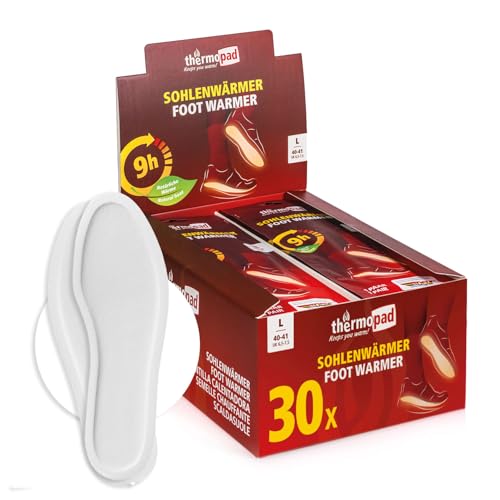 THERMOPAD Sohlenwärmer - DAS ORIGINAL: 5, 10 oder 30 Paar... - Sports & Fitness Amazon Allemagne à 54.90€