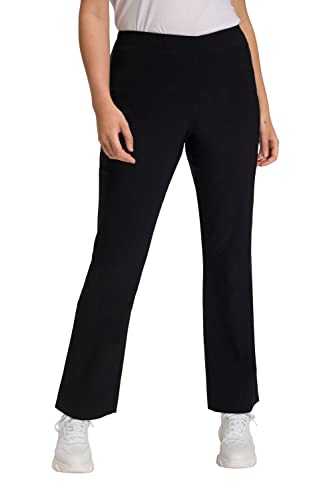 Ulla Popken Pantalon de Ville Coupe Droite, Extensible Noir... - Mode & Vêtements en promo à 27.99€