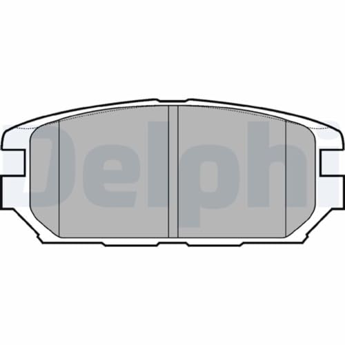 Delphi Technologies LP921 Plaquette de frein lot de 4 en promo à 31,11€ (-38%) sur Amazon FR