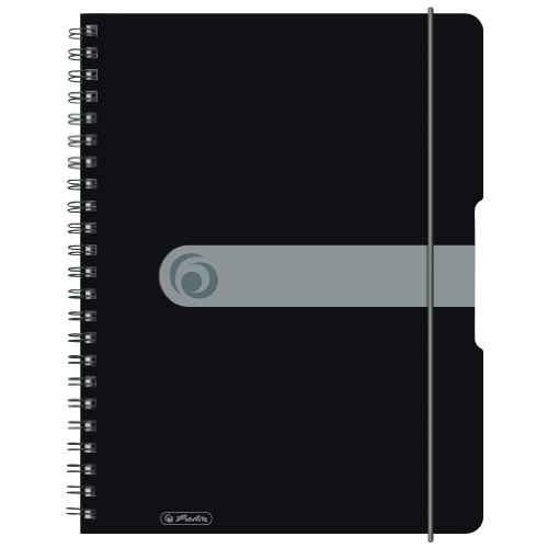 Herlitz Carnet de poche à spirales 80 pages Noir Format A4 - Fournitures Bureau Amazon France à 4.99€