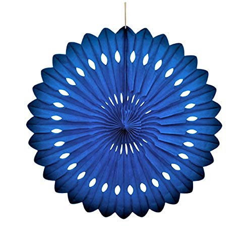 Unique Party 64263 - 40cm Ventaglio in Carta Velina Blu... - Auto & Motorcycle Amazon Italy à 2.69€