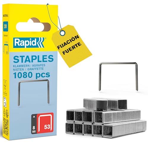 RAPID 40109502 - Grapa 53/6mm. G 1.08M Blíster - Fournitures Bureau Amazon Espagne à 2.11€