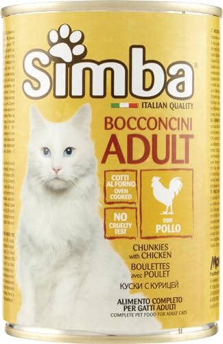 Monge Simba Bocconcini con Pollo per Gatto, 415g - Animalerie Amazon Italie à 0.90€