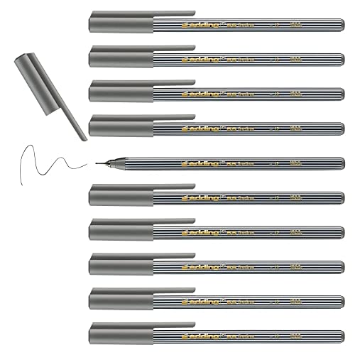 edding 55 - Fineliner - grau - 10 Stifte - 0,3 mm Spitze... - Jouets & Jeux Amazon Allemagne à 5.89€