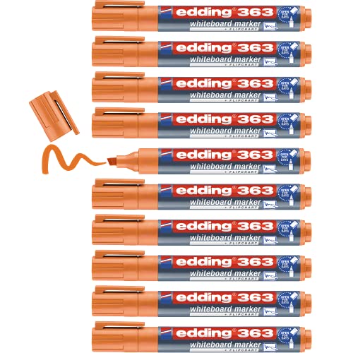 edding 363 marcador para pizarras blancas - naranja - 10... - High-Tech & Électronique Amazon Espagne à 15.78€
