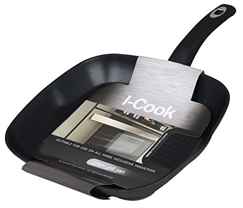 I-Cook 28 cm Non Stick square Grill Pan - Maison & Cuisine Amazon Royaume-Uni à 10.58€