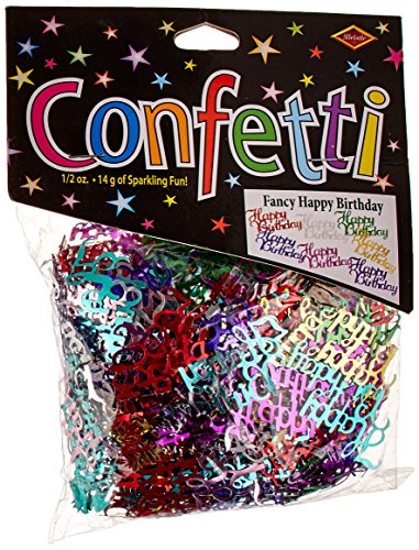 Beistle CN024 Fancy Happy Birthday Confetti - Loisirs Créatifs Amazon Royaume-Uni à 7.20€