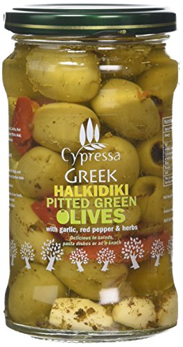 Cypressa Greek Halkidiki Pitted Green Olives, 380g - Épicerie en promo à 1.00€