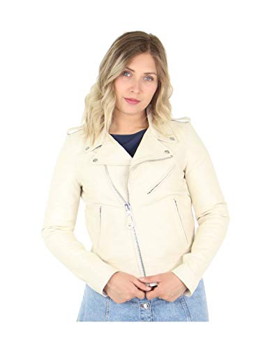 Schott NYC LCW1601D, Giacca, Donna, Bianco (Off White), XS - Amazon Italy à 81.31€
