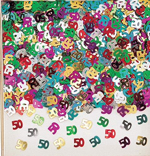 Amscan INT37150-90 - Konfetti 50, Folie, 14 g, Streudeko... - Maison & Cuisine Amazon Allemagne à 3.75€